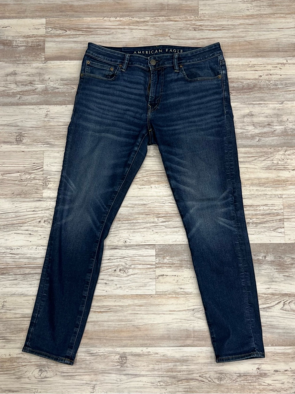 American Eagle Outfitters Men’s Dark Denim Skinny Jeans